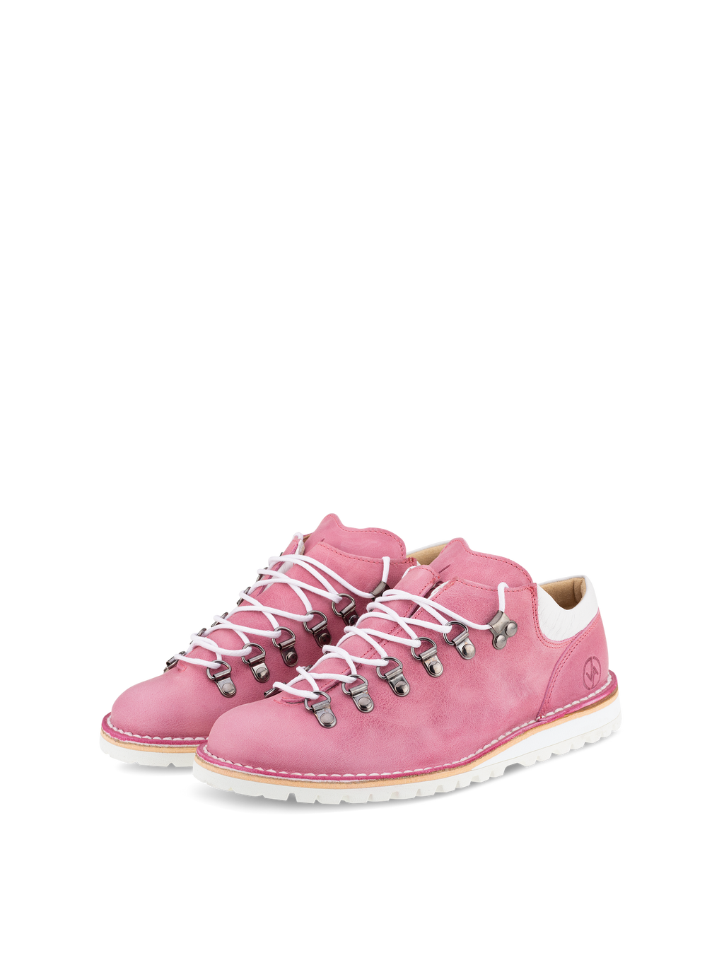 Vasky Batky Pink – kožené polobotky růžové | Vasky